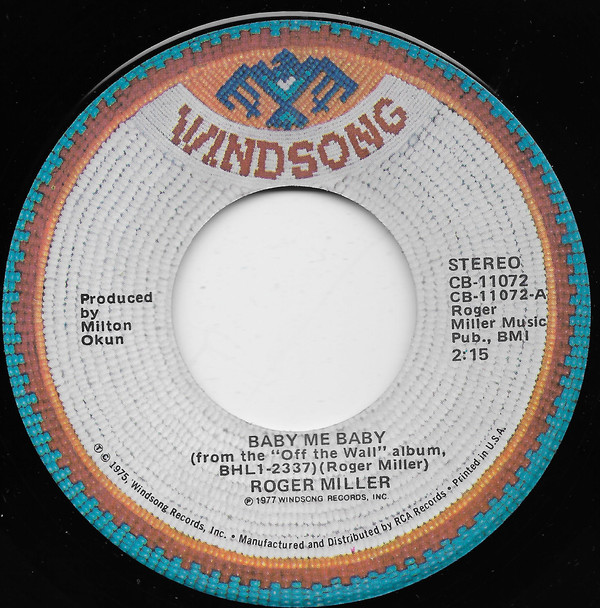 Accords et paroles Baby Me Baby Roger Miller