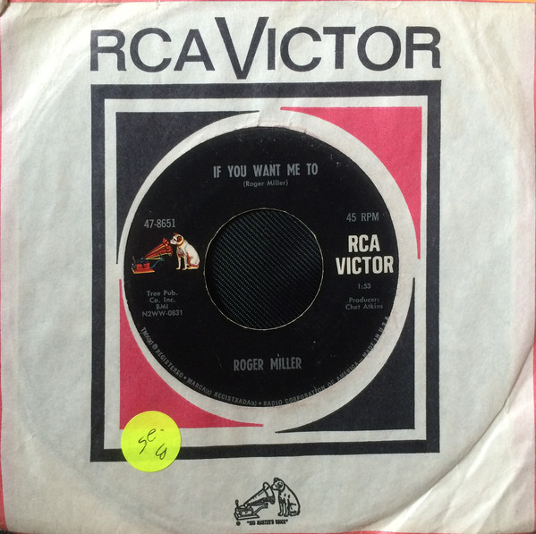 Accords et paroles If You Want Me To Roger Miller