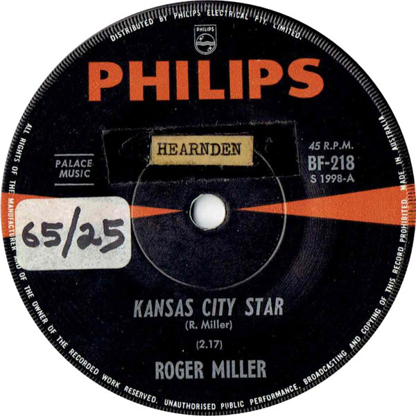 Accords et paroles Kansas City Star Roger Miller