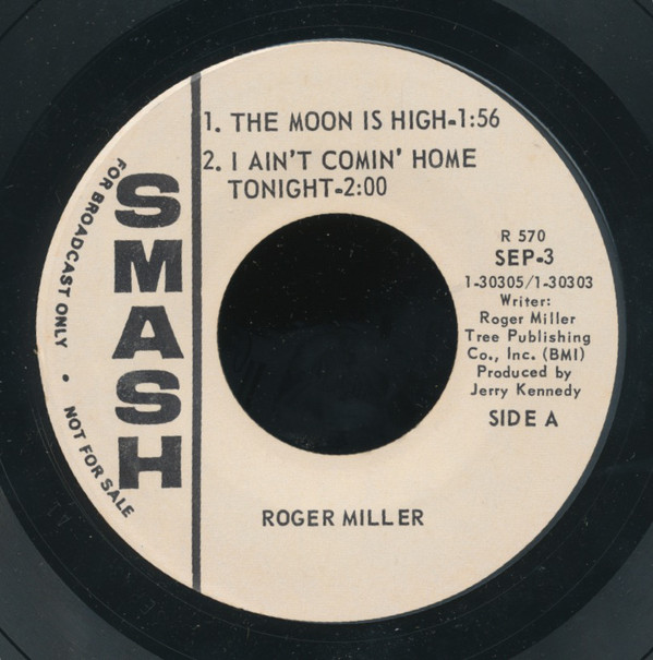 Accords et paroles The Moon Is High Roger Miller