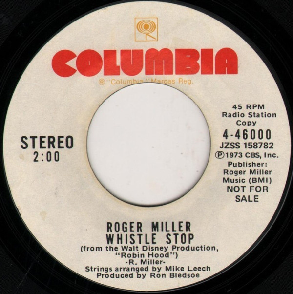 Accords et paroles Whistle Stop Roger Miller