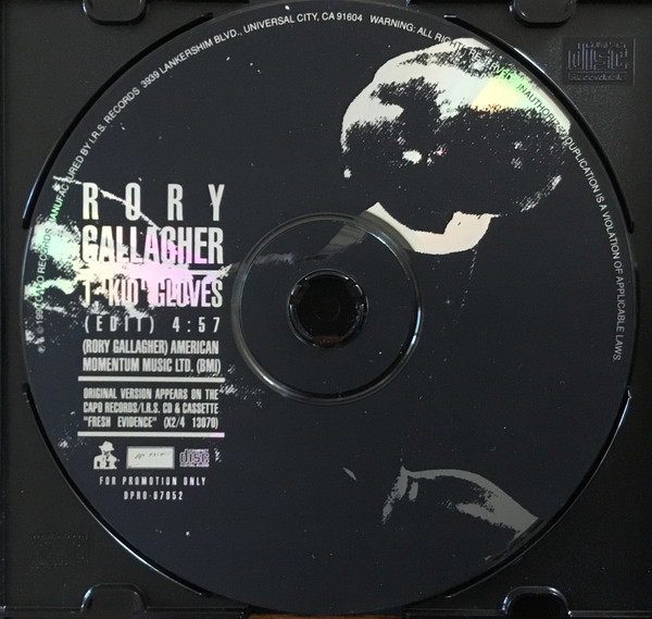 Accords et paroles Kid Gloves Rory Gallagher