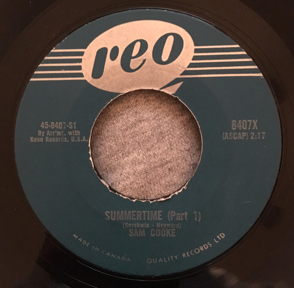 Accords et paroles Summertime Sam Cooke