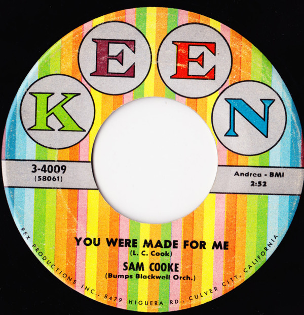 Accords et paroles You Were Made For Me Sam Cooke
