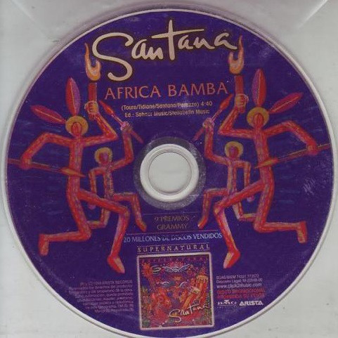 Accords et paroles Africa Bamba Santana
