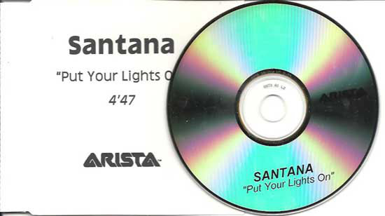 Accords et paroles Put Your Lights On Santana