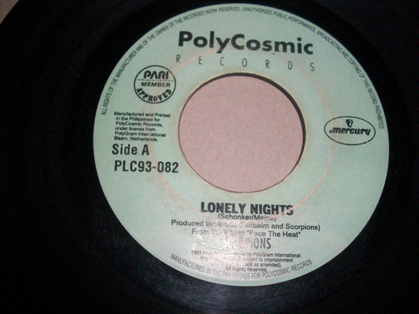 Accords et paroles Lonely Nights Scorpions