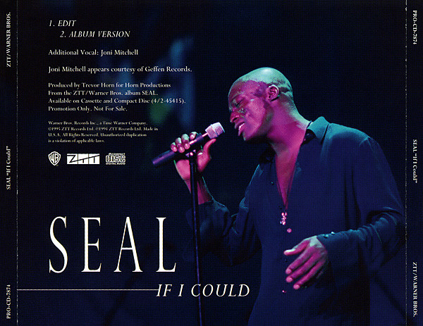 Accords et paroles If I Could Seal