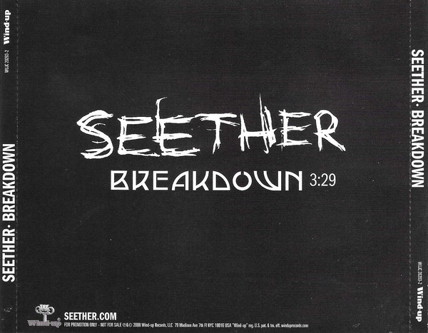 Accords et paroles Breakdown Seether