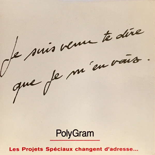 Accords et paroles Je suis venu te dire que je m'en vais Serge Gainsbourg