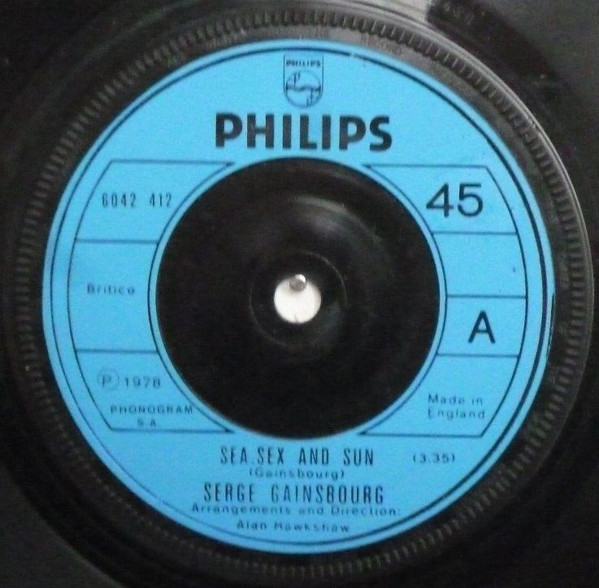 Accords et paroles Sea, Sex And Sun Serge Gainsbourg