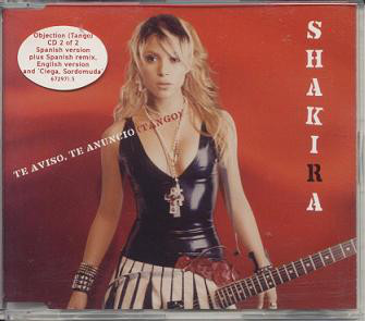 Accords et paroles Te Aviso, Te Anuncio (Tango) Shakira