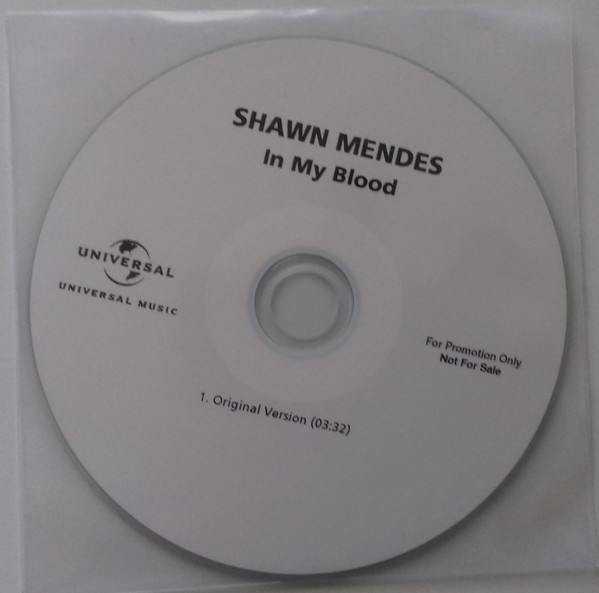Accords et paroles In My Blood Shawn Mendes