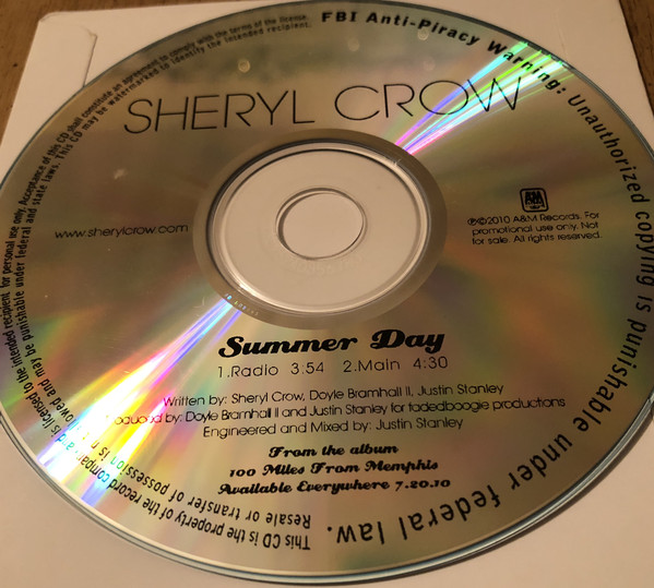 Accords et paroles Summer Day Sheryl Crow