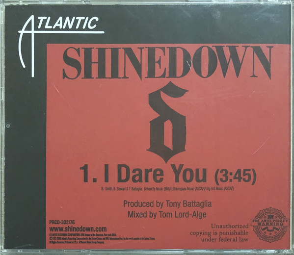 Accords et paroles I Dare You Shinedown