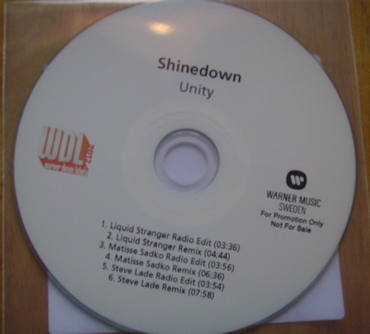 Accords et paroles Unity Shinedown