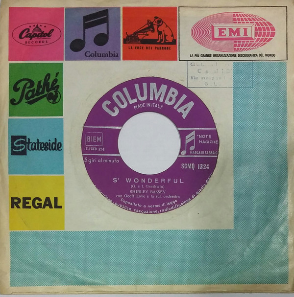 Accords et paroles 's Wonderful Shirley Bassey