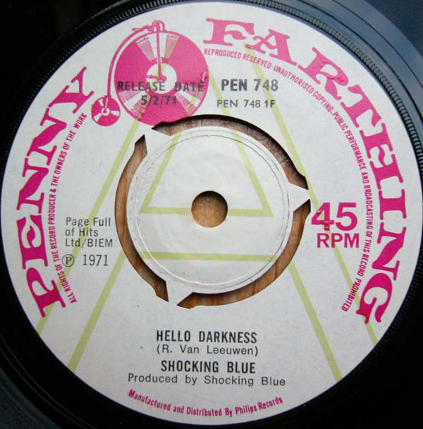 Accords et paroles Hello Darkness Shocking Blue