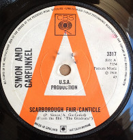 Accords et paroles Scarborough Fair Canticle Simon and Garfunkel