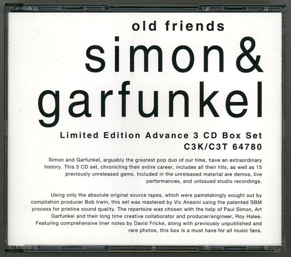 Accords et paroles Old Friends Simon & Garfunkel