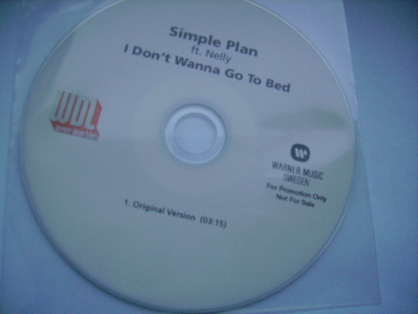 Accords et paroles I Dont Wanna Go To Bed Simple Plan