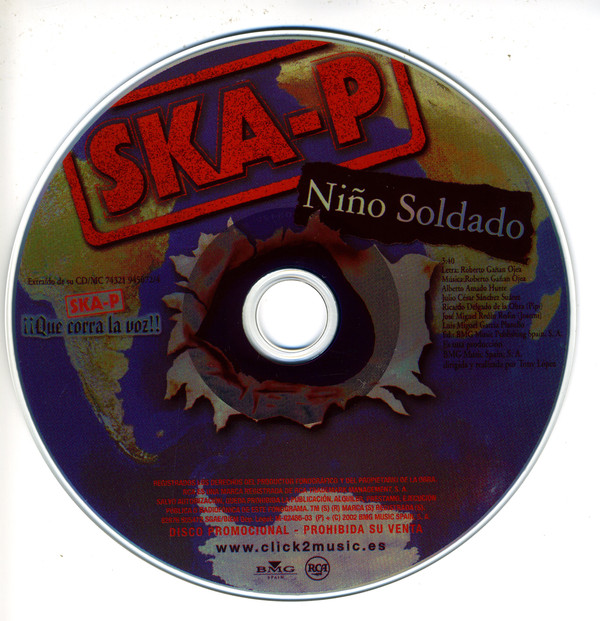 Accords et paroles Niño Soldado Ska-P