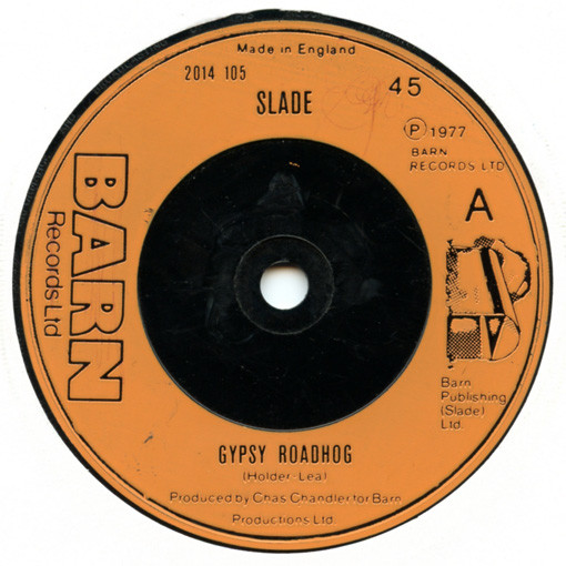 Accords et paroles Gypsy Roadhog Slade