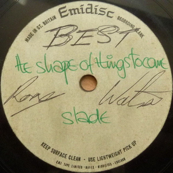 Accords et paroles The Shape Of Things To Come Slade