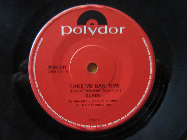 Accords et paroles Take Me Bak Ome Slade
