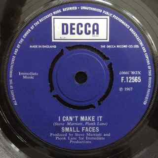 Accords et paroles I Cant Make It Small Faces