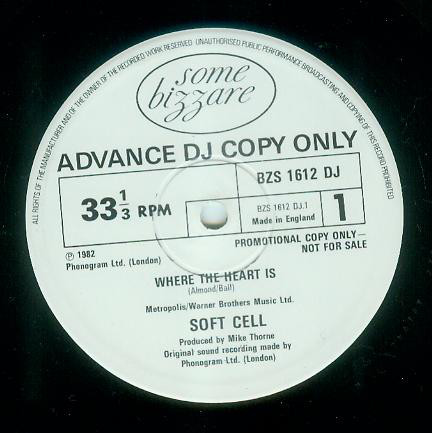 Accords et paroles Where The Heart Is Soft Cell