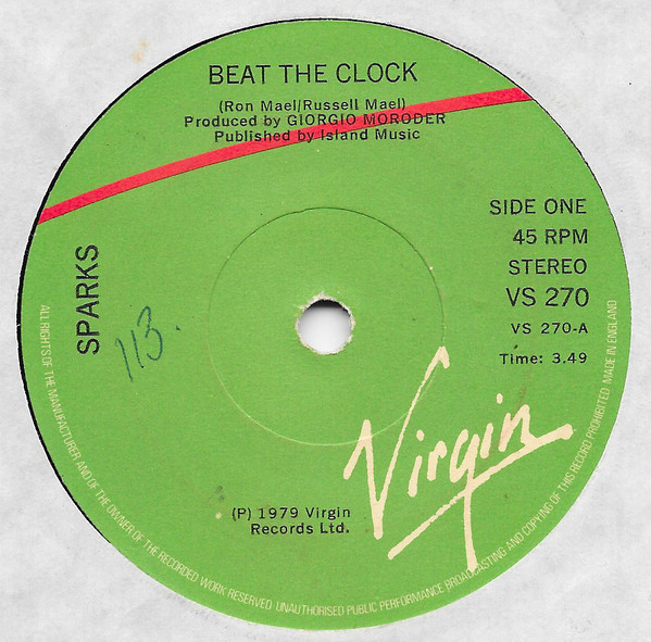 Accords et paroles Beat the Clock Sparks