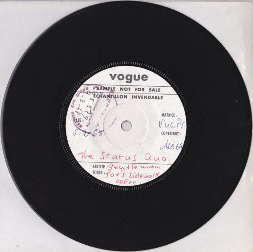 Accords et paroles Gentleman Joes Sidewalk Cafe Status Quo