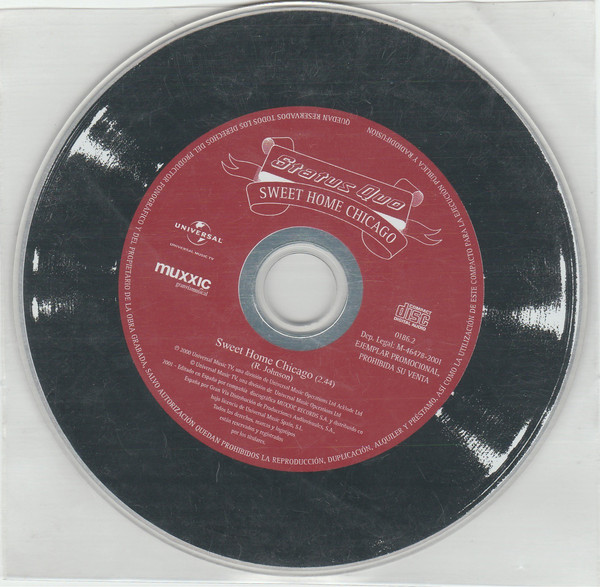 Accords et paroles Sweet Home Chicago Status Quo