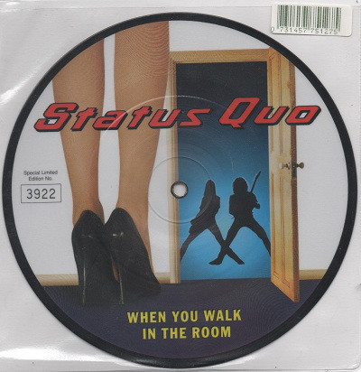Accords et paroles When You Walk In The Room Status Quo