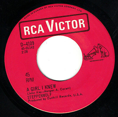 Accords et paroles A Girl I Knew Steppenwolf