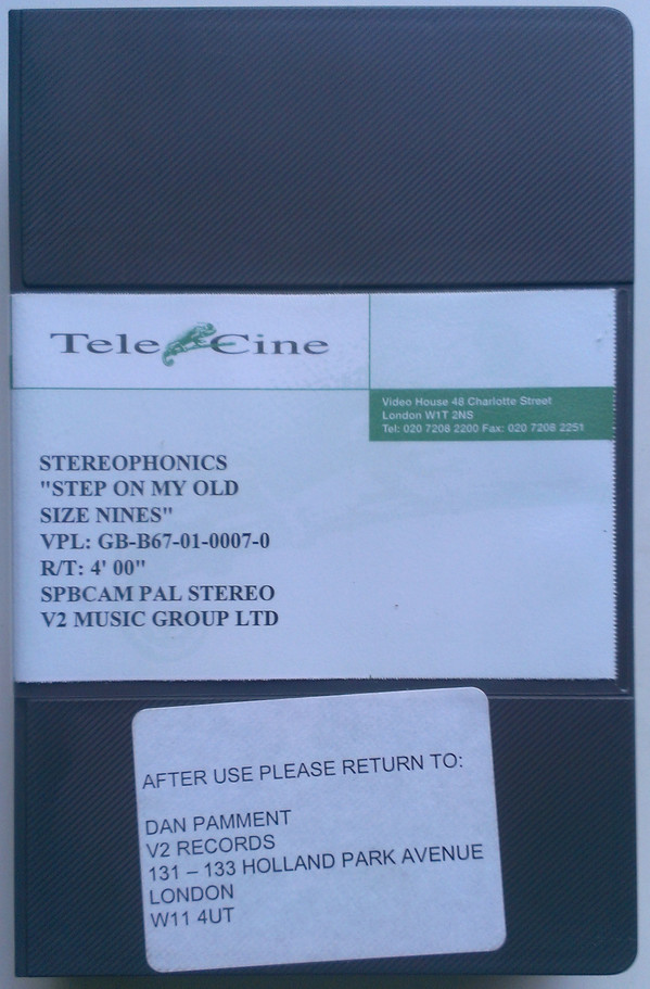 Accords et paroles Step On My Old Size Nines Stereophonics