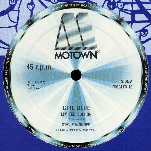 Accords et paroles Girl Blue Stevie Wonder