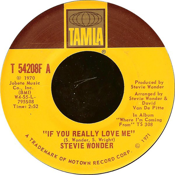 Accords et paroles If you really love me Stevie Wonder