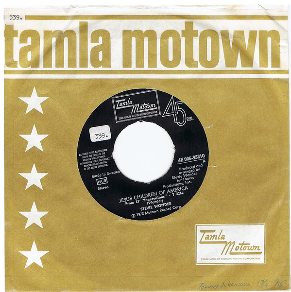 Accords et paroles Jesus Children Of America Stevie Wonder