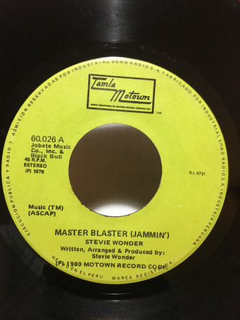 Accords et paroles Master Blaster Stevie Wonder
