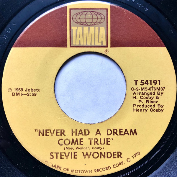 Accords et paroles Never Had A Dream Come True Stevie Wonder