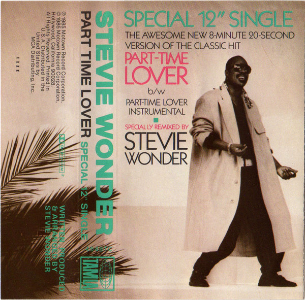 Accords et paroles Part time lover Stevie Wonder