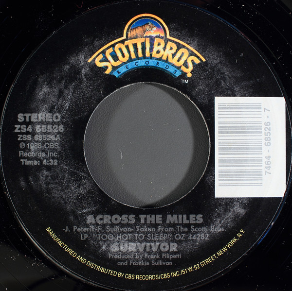 Accords et paroles Across The Miles Survivor