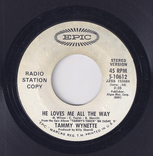 Accords et paroles He Loves Me All The Way Tammy Wynette