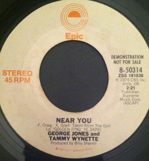 Accords et paroles Near You Tammy Wynette