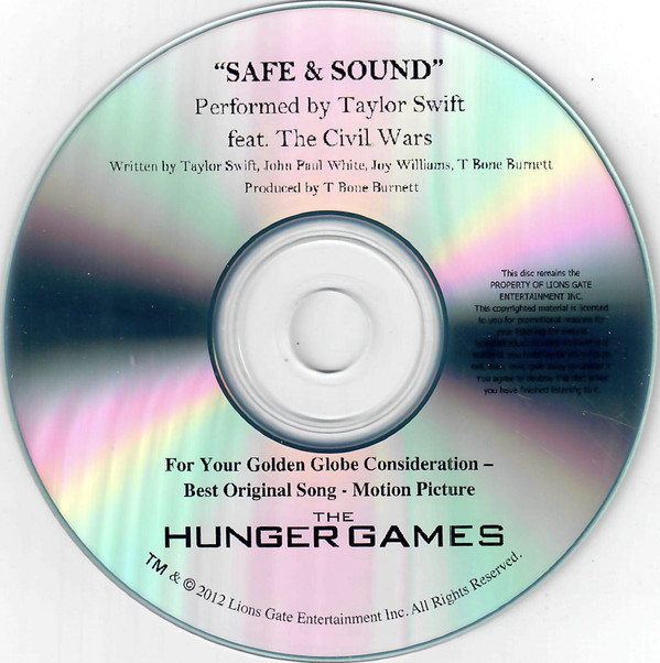 Accords et paroles Safe and Sound Taylor Swift