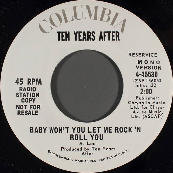 Accords et paroles Baby Wont You Let Me Rock N Roll You Ten Years After