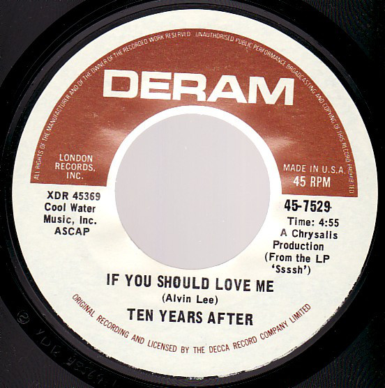 Accords et paroles If You Should Love Me Ten Years After