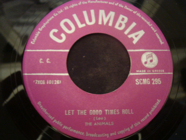 Accords et paroles Let The Good Times Roll The Animals